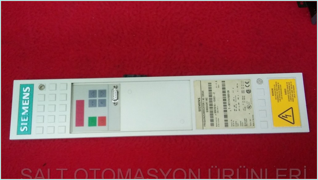 SIEMENS 6SE7016-1EA51-Z FREQUENZUMRICHTER AC DRIVE SIMOVERT MC MASTERDRIVE