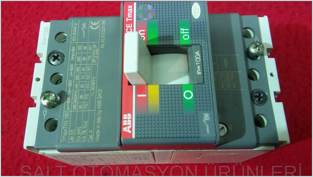 ABB TMAX T1N 160 100A TMŞ ŞALTER
