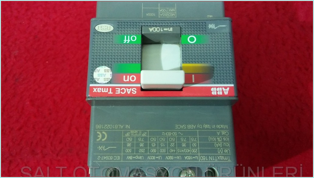 ABB TMAX T1N 160 100A TMŞ ŞALTER