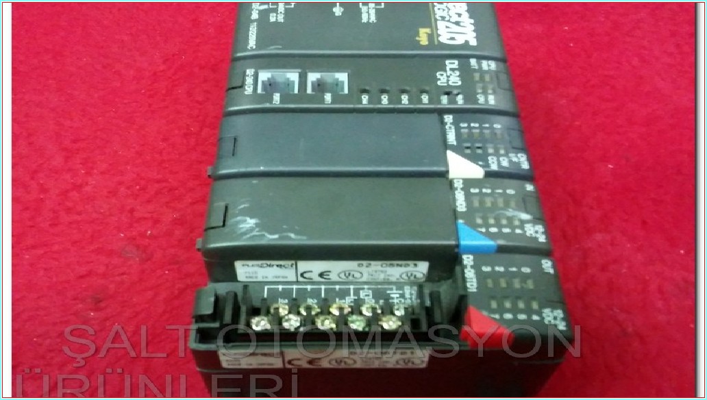 KOYO D2-04B D2-240 CPU D2-CTRINT D2-08ND3 D2-08TD1 DİRECT LOGİC 205 PLC TAKIM