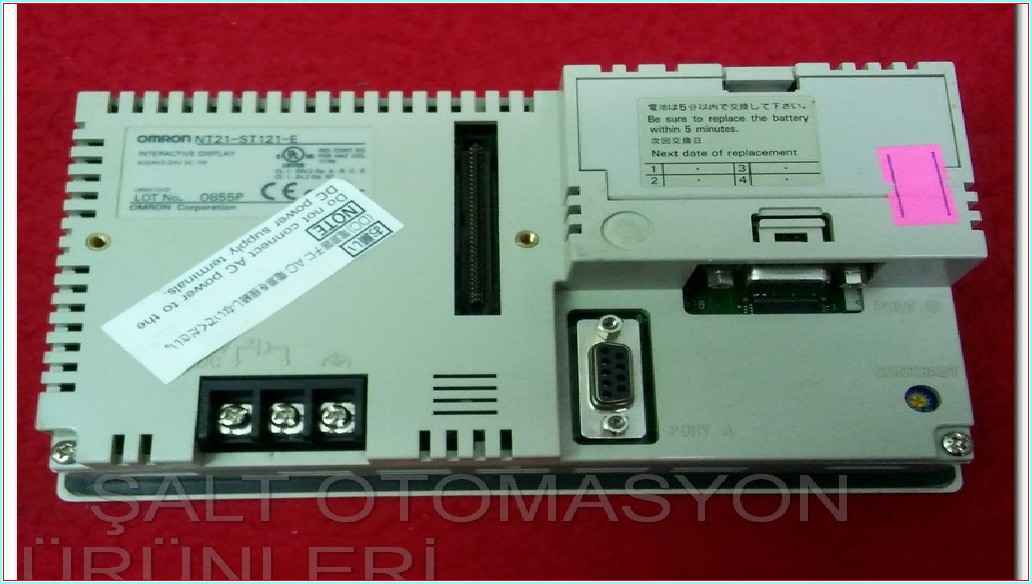 OMRON NT21-ST121-E NT21 ST121 E NT21ST121E DOKUNMATİK OPARATÖR PANEL