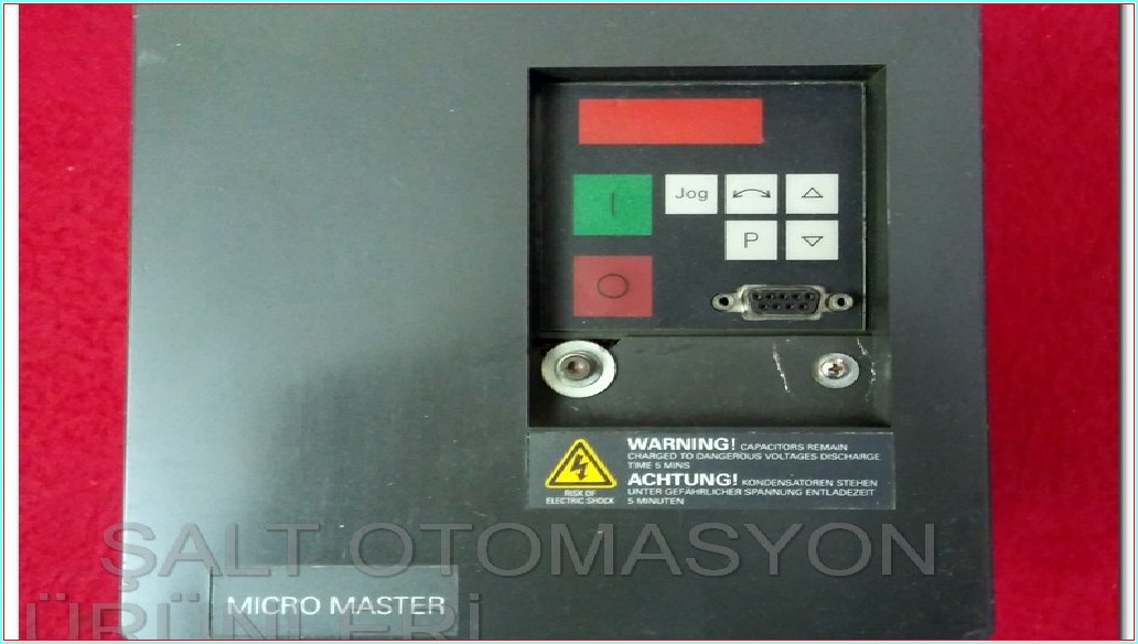 SIEMENS MICROMASTER 6SE3121-0DC40 4KW SÜRÜCÜ