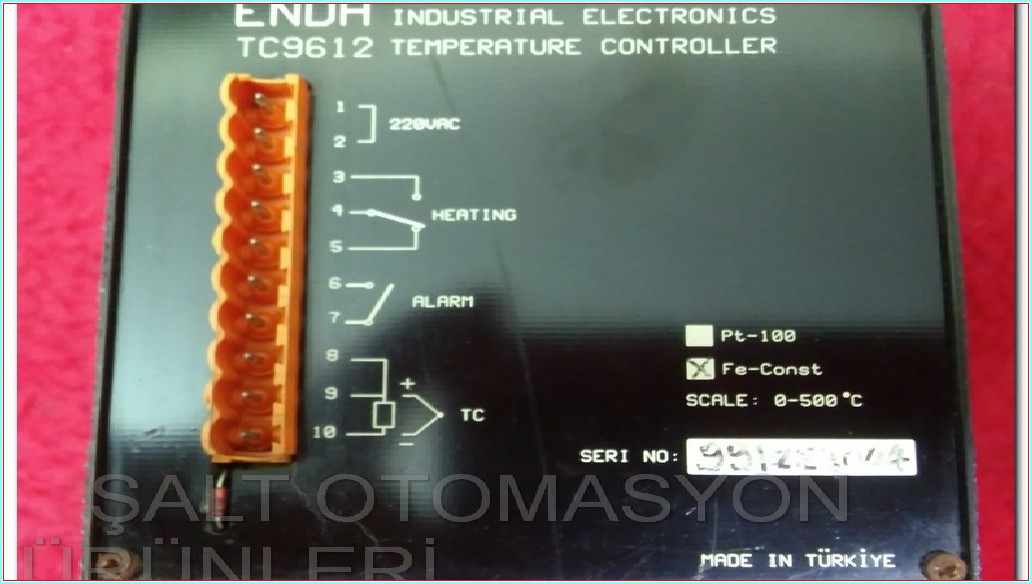 ENDA TC 9612 TC 9612 TEMPERATURE CONTTROLLER ÇOK FONKSİYONLU ISI KONTROL