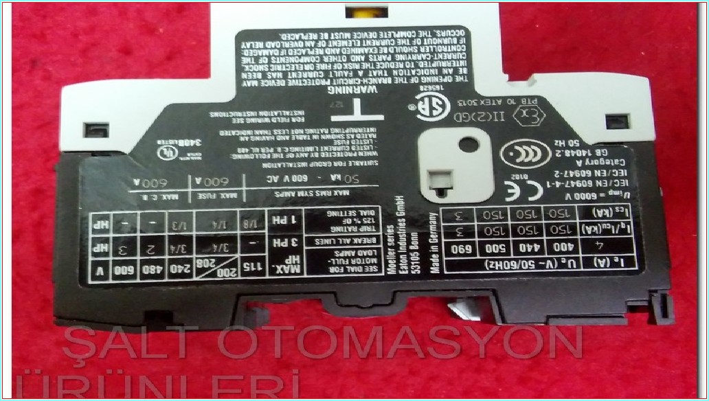 EATON PKZMO-4 2,5-4A ŞALTER TİPİ MOTOR KORUMA MOELLER