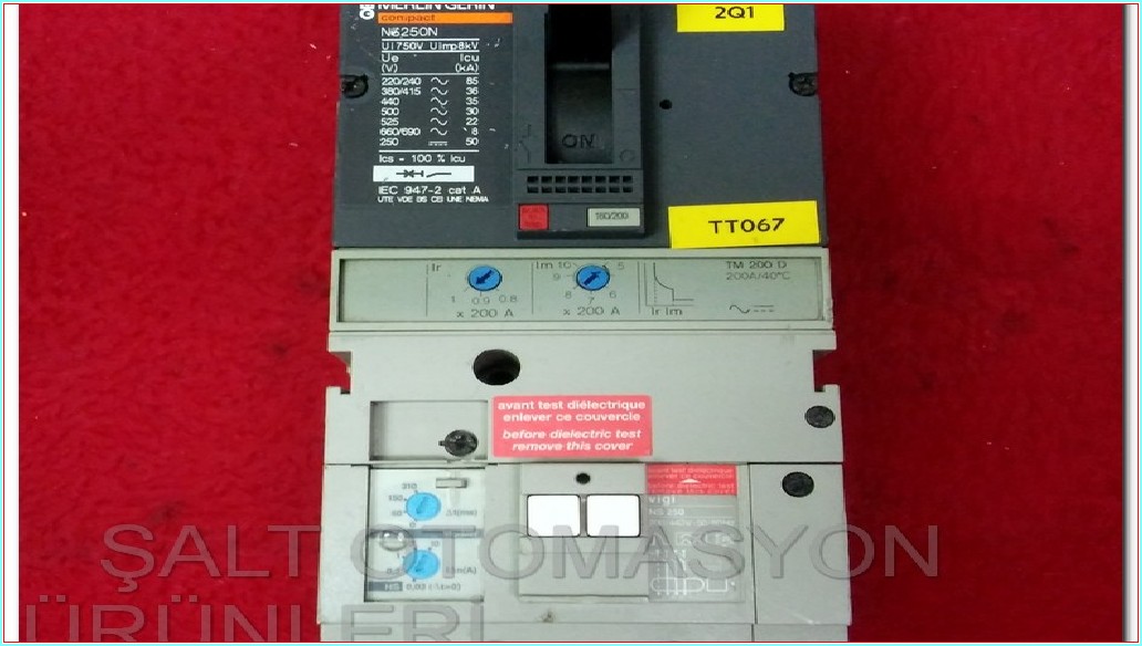 MERLİN GERİN VİGİ 250 200A TMŞ İLE BİRLİKTE TAKIM TMŞ 200A  