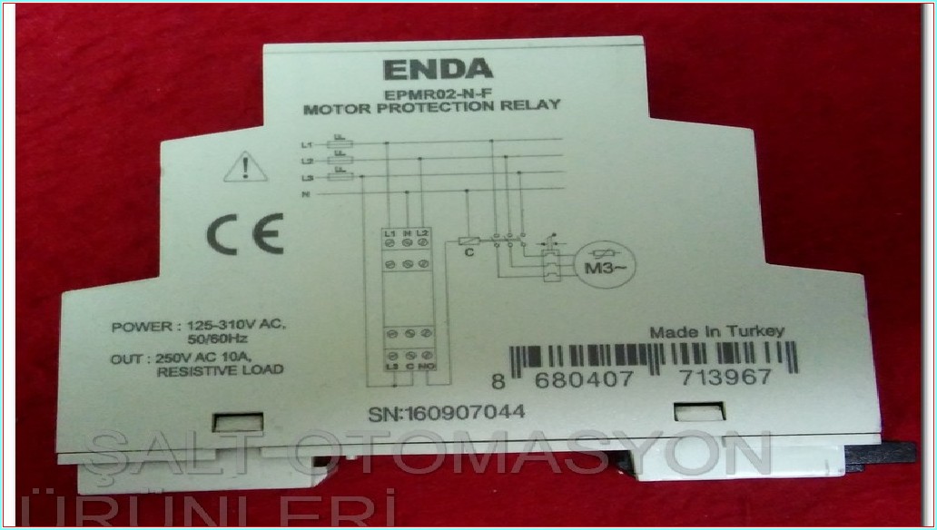 ENDA EPMR02-N-F MOTOR PROTECTION RELAY AKILLI RÖLE