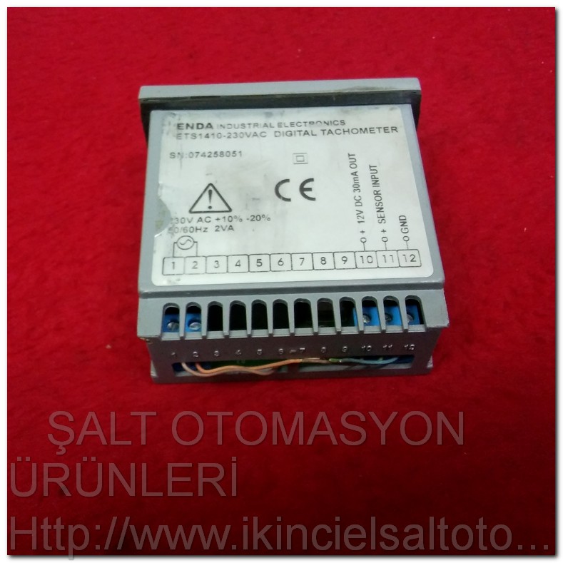 ENDA ETS 1410 ETS1410-230VAC DIGITAL TACHOMETER