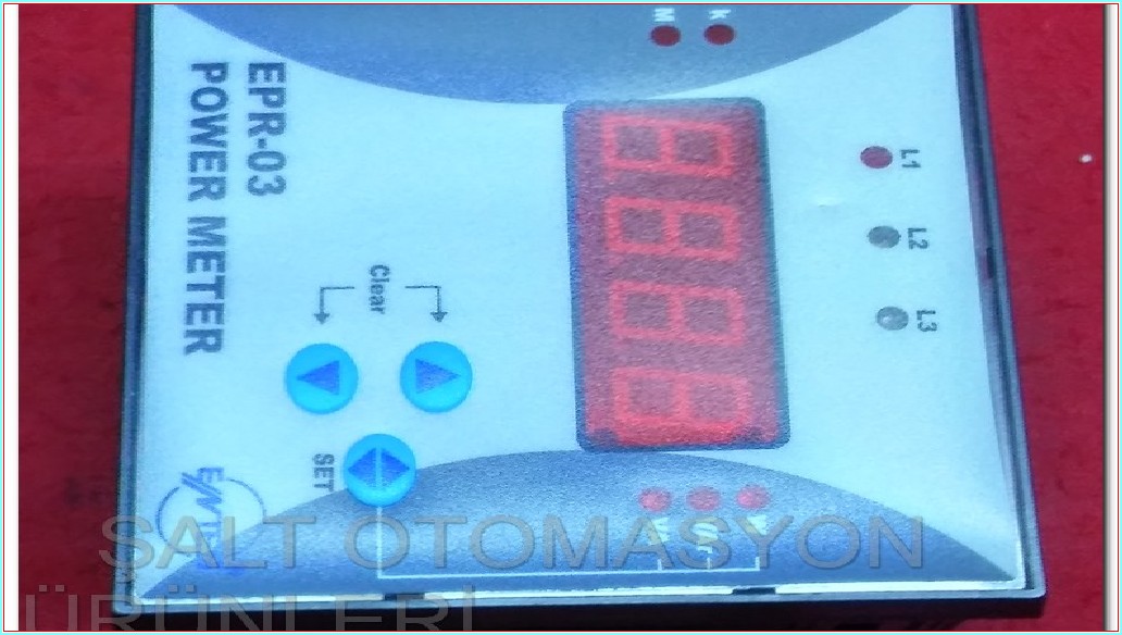 ENTES EPR-03 POWER METER GÜÇ VE ENERJİ ÖLÇER