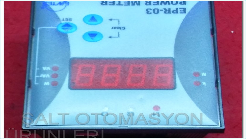 ENTES EPR-03 POWER METER GÜÇ VE ENERJİ ÖLÇER