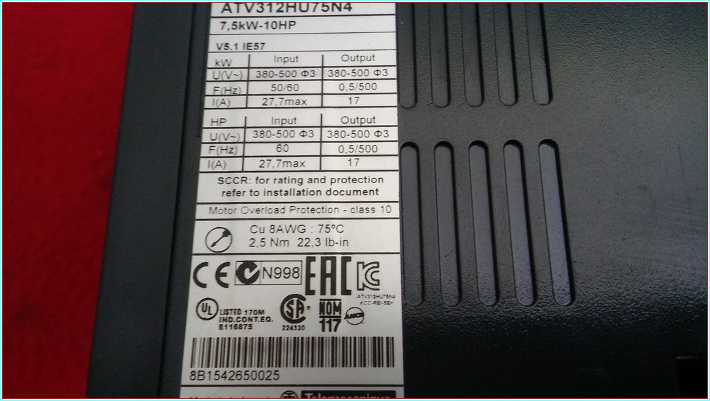 SCHNEİDER ATV312HU75N4 ATV312 7,5KW SÜRÜCÜ