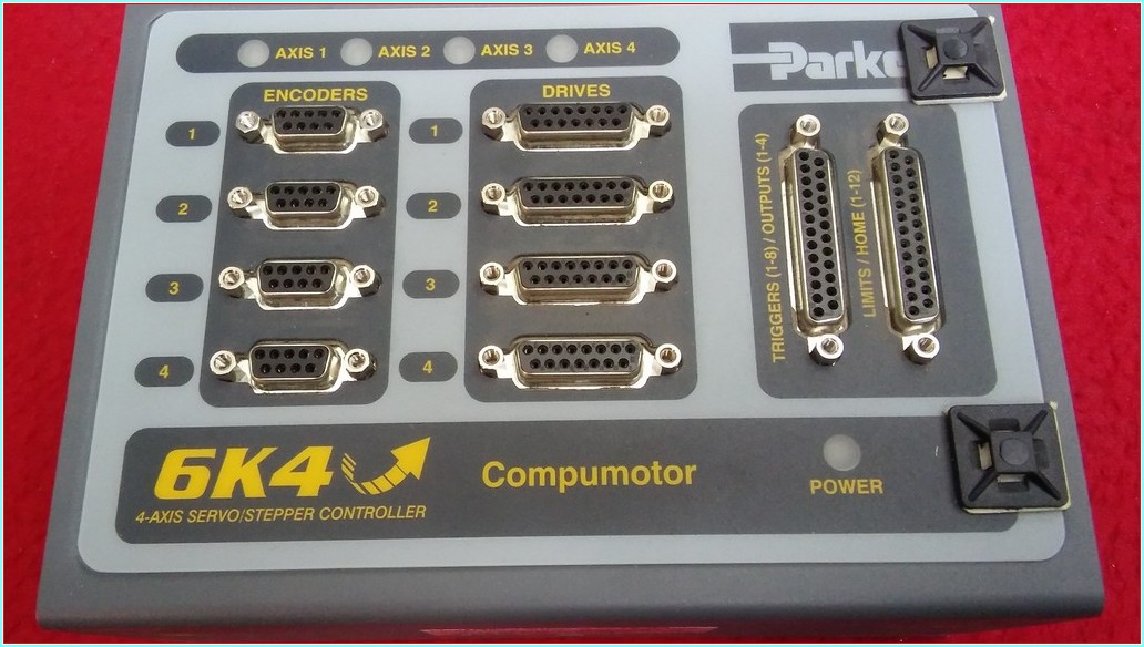 PARKER 6K4 COMPUMOTOR CP 6K4-12953 4 EKSEN SERVO STEPÖR KONTROL ÜNİTESİ