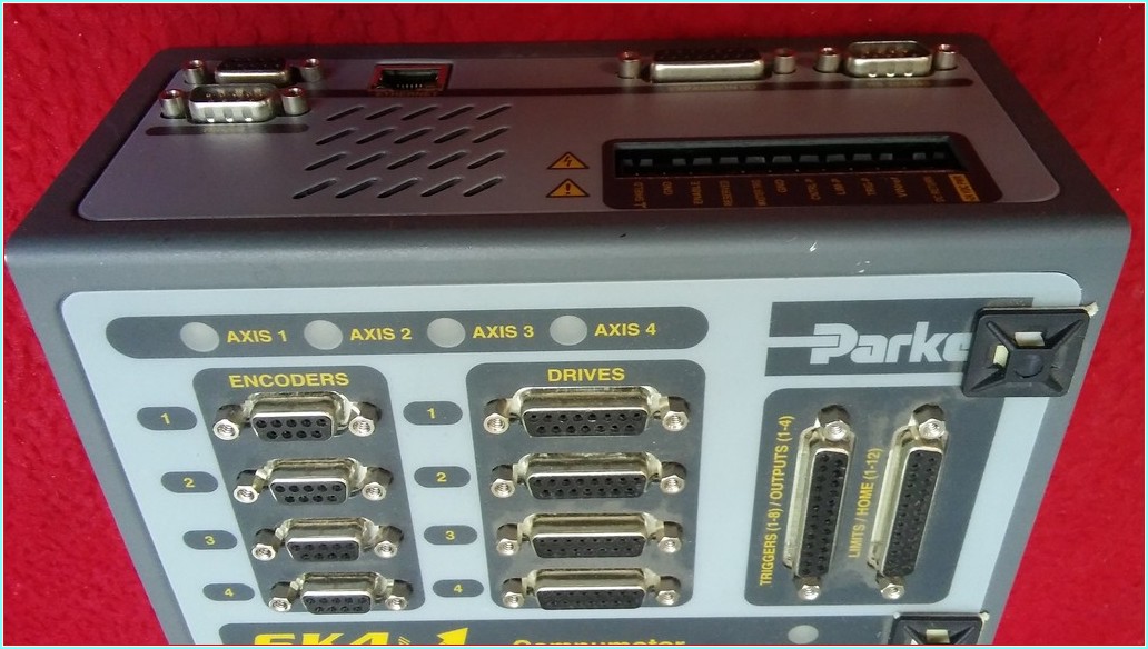 PARKER 6K4 COMPUMOTOR CP 6K4-12953 4 EKSEN SERVO STEPÖR KONTROL ÜNİTESİ