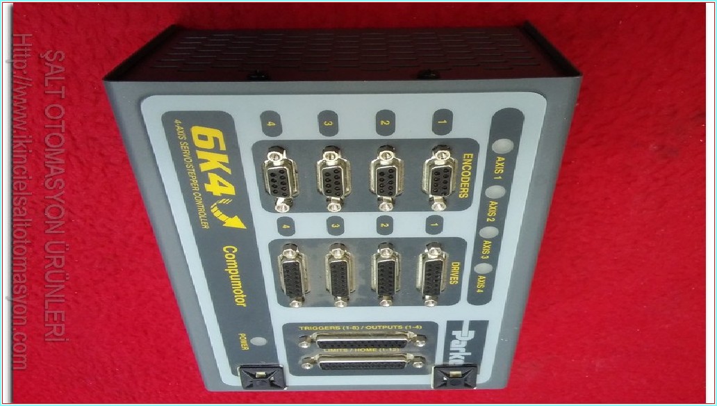 PARKER 6K4 COMPUMOTOR CP 6K4-12953 4 EKSEN SERVO STEPÖR KONTROL ÜNİTESİ