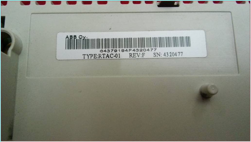 ABB RTAC-01 CHASSIS PULSE ENCODER INTERFACE MODÜL