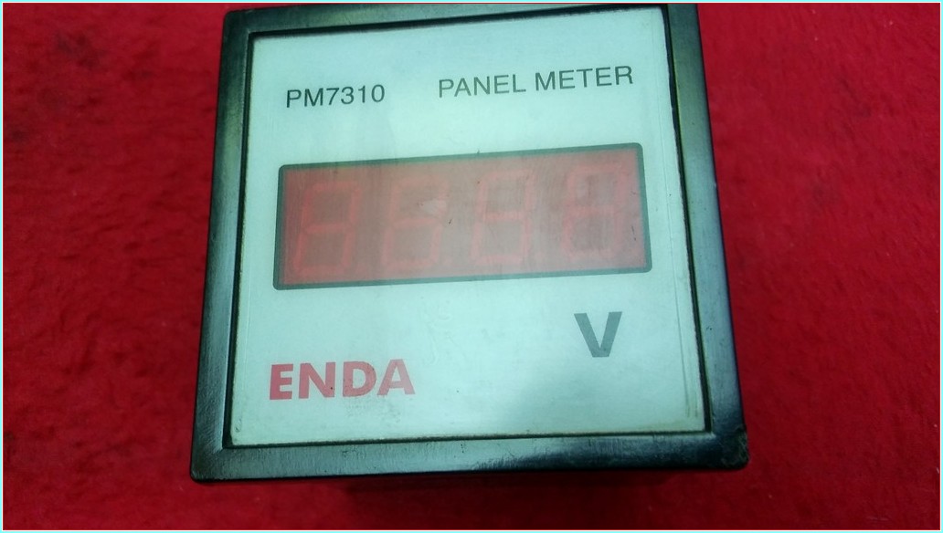 ENDA PM310 PANEL METER DC VOLTMETRE 0-500VDC
