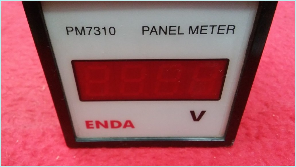ENDA PM310 PANEL METER DC VOLTMETRE 0-500VDC