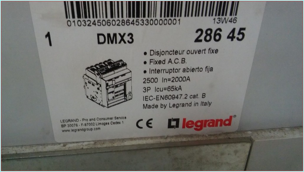 LEGRAND DMX3 DMX 3 2500 286 46 2500A MASTER PACK SIFIR MOTORLU TAKIM TRANSFER VAR