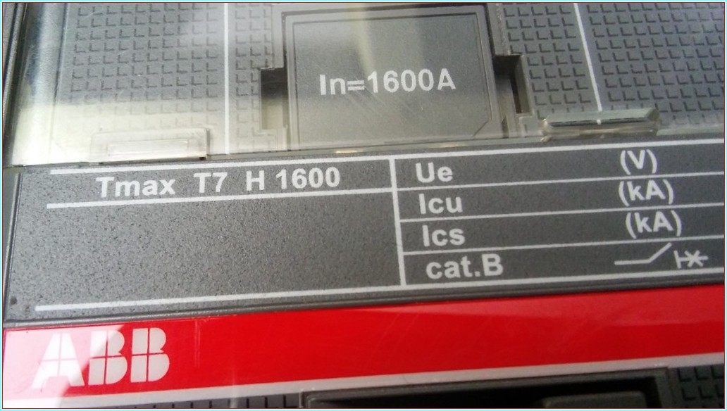 ABB SACE TMAX T7 H 1600 SACE PR231 P 1600A KURMALI TİP KESİCİ