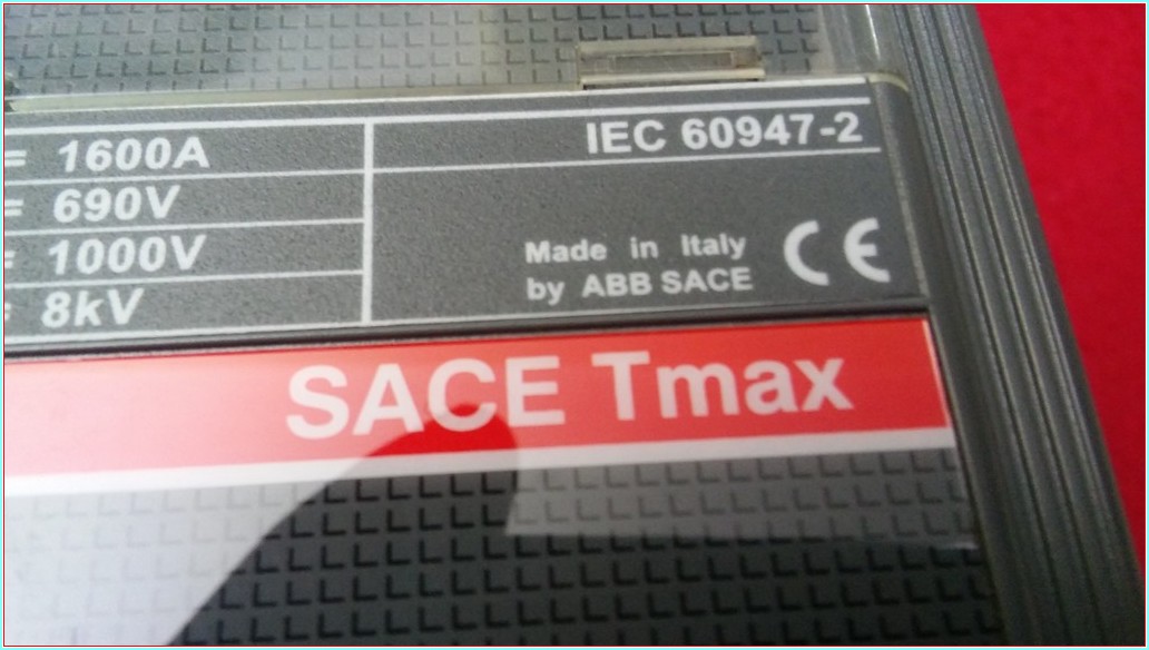 ABB SACE TMAX T7 H 1600 SACE PR231 P 1600A KURMALI TİP KESİCİ