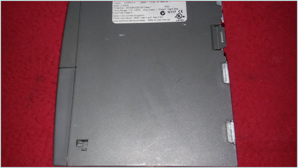 SIEMENS 6SE6440-2AB12-5AA0 MICROMASTER 440 0,25KW SÜRÜCÜ
