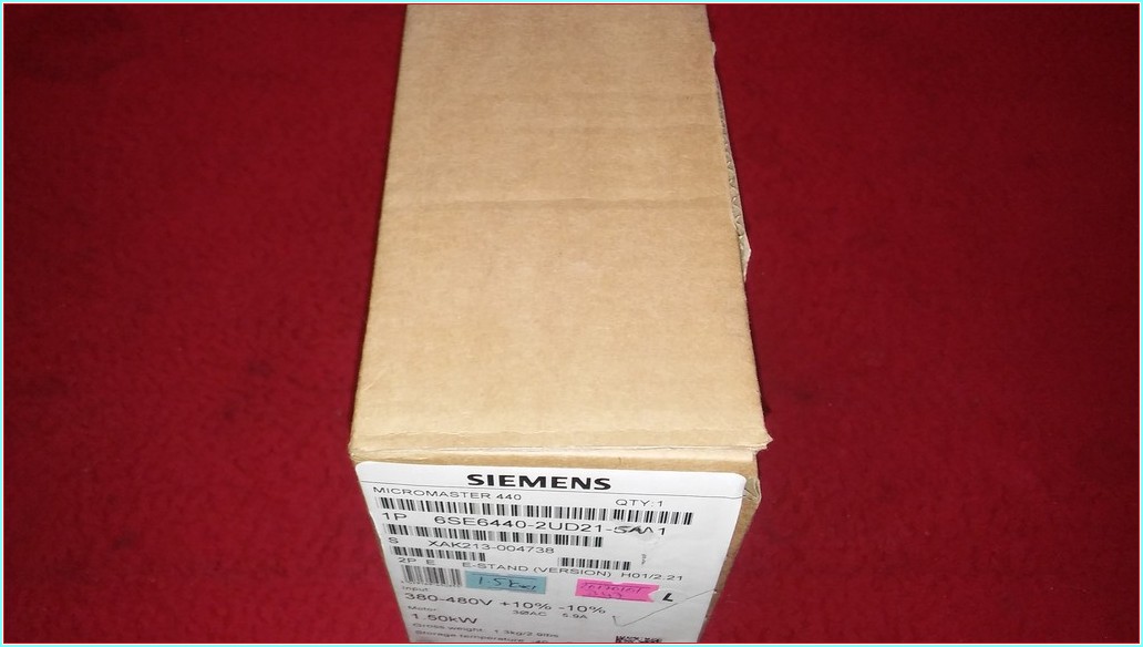 SIEMENS 6SE6440-2UD21-5AA1 440 1,5KW MICROMASTER 440 SÜRÜCÜ SIFIR KUTULU