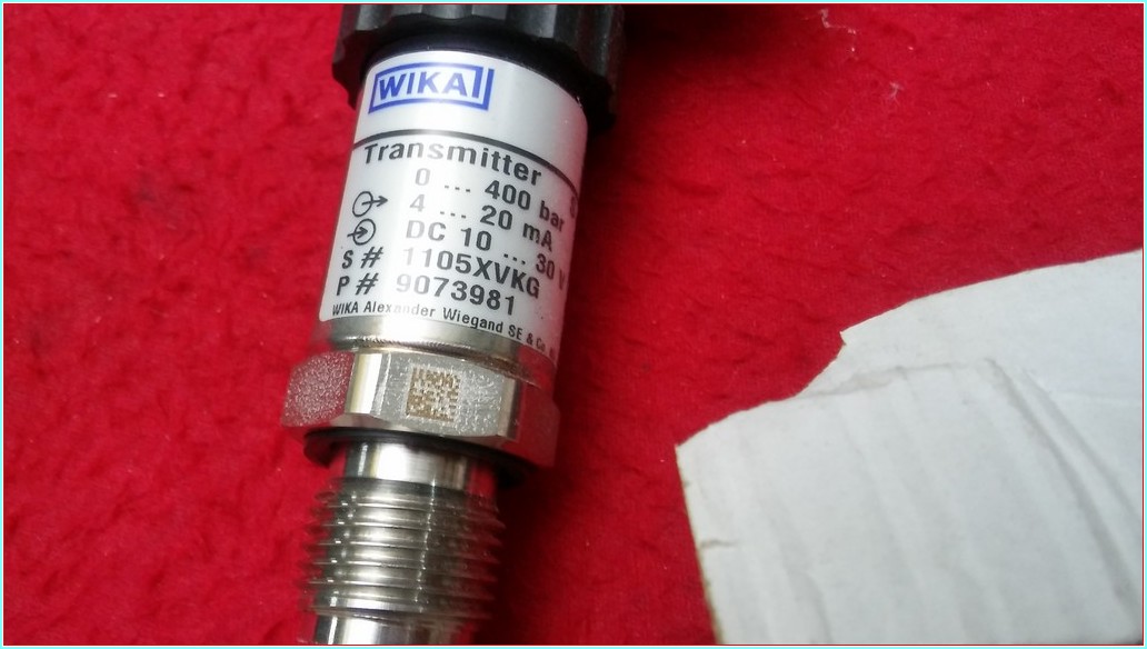 WIKA 9073981 1105XVKG 0-400 BAR TRANSMİTTER 4-20 MA DC 10-30V