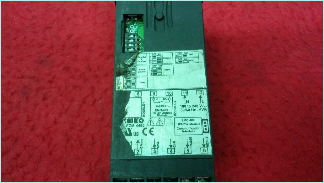 EMKO EZM-4450 ÜNİVERSAL GİRİŞLİ PROGRAMLANABİLİR TİMER ÇİFT SIRALI 6 HANELİ ZAMAN RÖLESİ