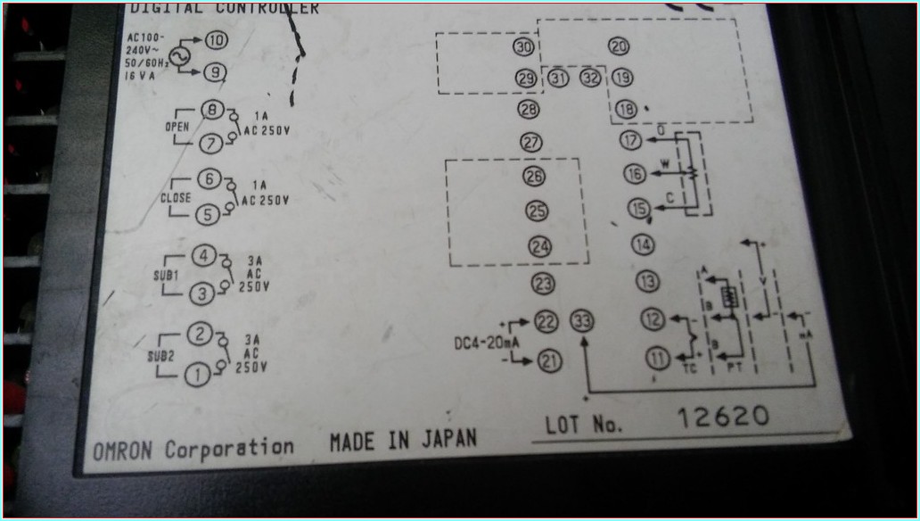 OMRON E5AK E5AK-PRR2-500 SICAKLIK PROSES KONUM KONTROL CİHAZI