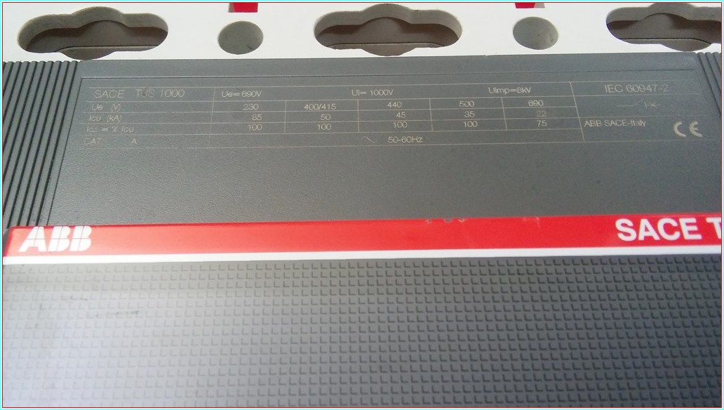ABB SACE T6S 1000 1SDA060547R1 1SDA060548R1 SACE TMAX 1000A PR221DS TMŞ