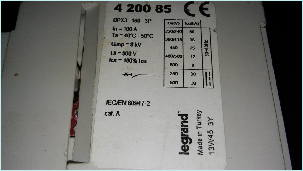 LEGRAND DPX3 160 3P 100A TMŞ SIFIRDAN FARKI FİYATI