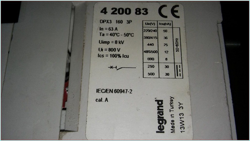 LEGRAND DPX3 160 63A 420 083 4 200 83 TMŞ SIFIRDAN FARKI FİYATI