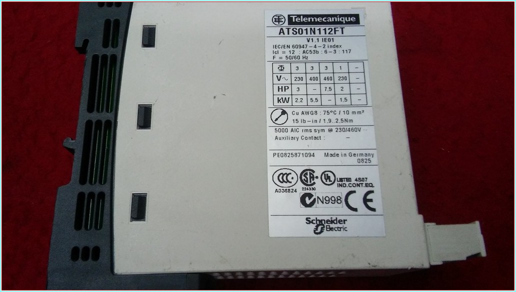 TELEMECANİQUE ATS01N112FT 5,5KW ALTİSTAR 01 YUMUŞAK YOL VERME