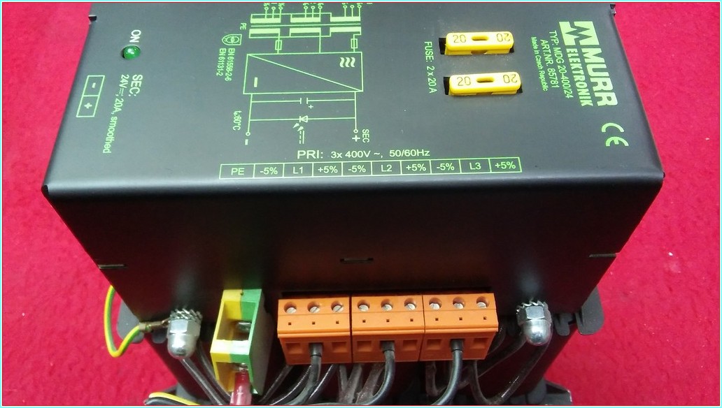 MURR ELEKTRONIK MDG 20-400-24 KOMPAKT GÜÇ ADAPTÖRÜ 85781 3 FAZ GÜÇ KAYNAGI