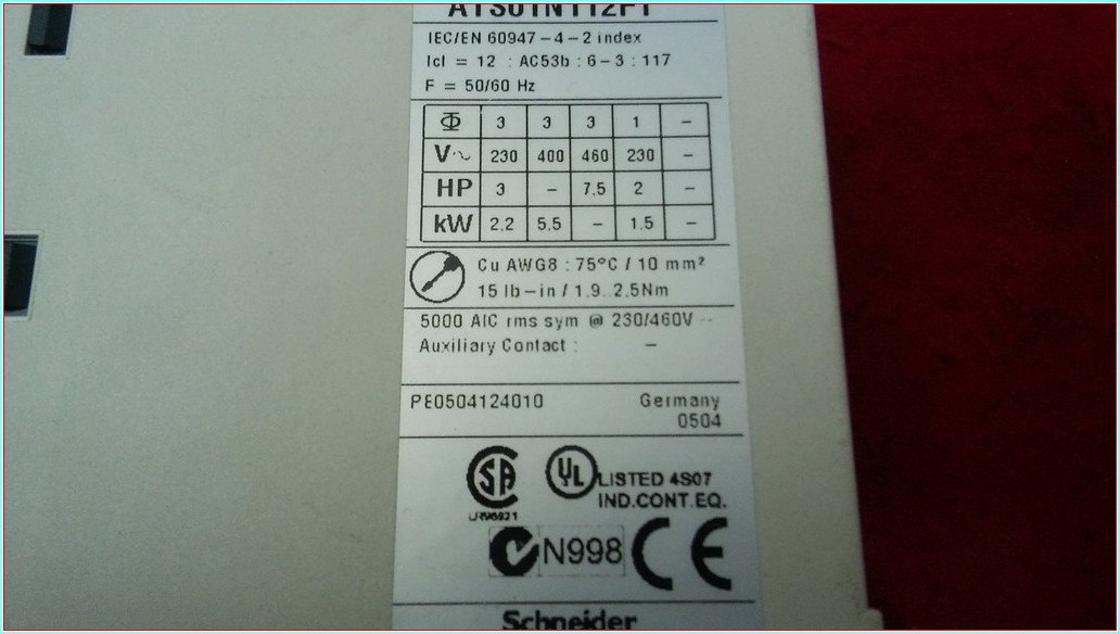 TELEMECANİQUE ATS01N112FT 5,5KW ALTİSTAR 01 YUMUŞAK YOL VERME