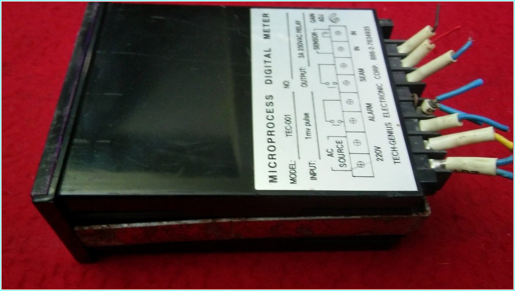 TECH-GENIUS ELECTRONIC MICROPROCESS DIGITAL METER CORP 886-2-7634935 METRE SAYICI KUN-NAN