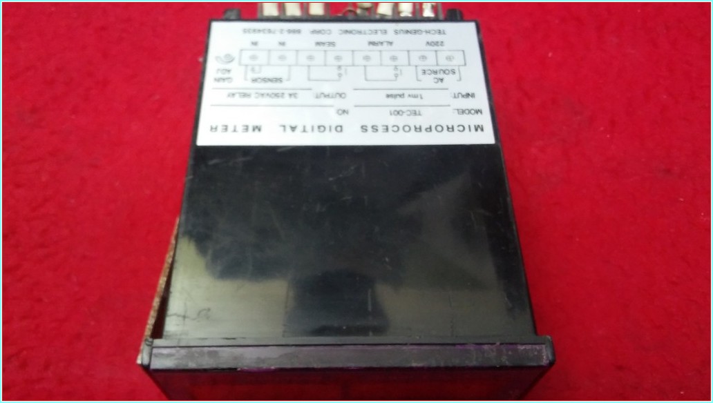 TECH-GENIUS ELECTRONIC MICROPROCESS DIGITAL METER CORP 886-2-7634935 METRE SAYICI KUN-NAN