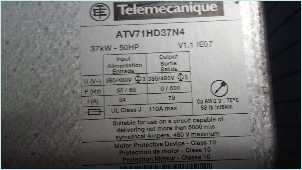 TELEMECANİQUE ATV71HD37N4 ATV71HD37N4Z ATV71 