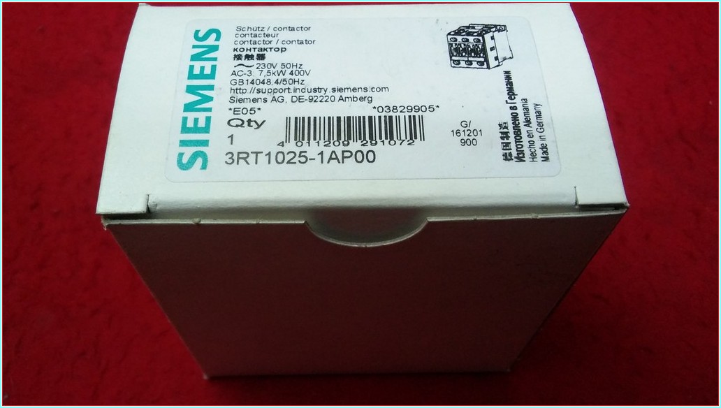 SIEMENS 3RT1025-1AP00 7,5KW KONTAKTÖR