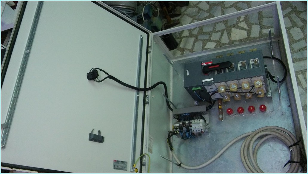 ABB OTM 630E4CM230C 630A 4 KUTUPLU TRANSFER ORJİNAL ABB PANOLU