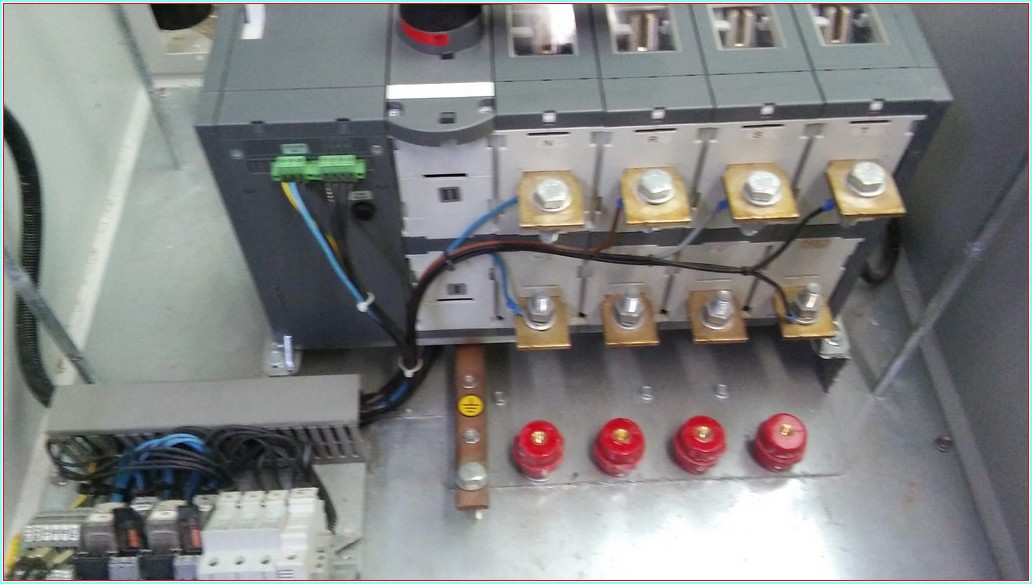 ABB OTM 630E4CM230C 630A 4 KUTUPLU TRANSFER ORJİNAL ABB PANOLU