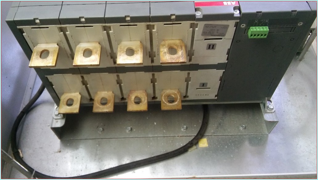 ABB OTM 630E4CM230C 630A 4 KUTUPLU TRANSFER ORJİNAL ABB PANOLU