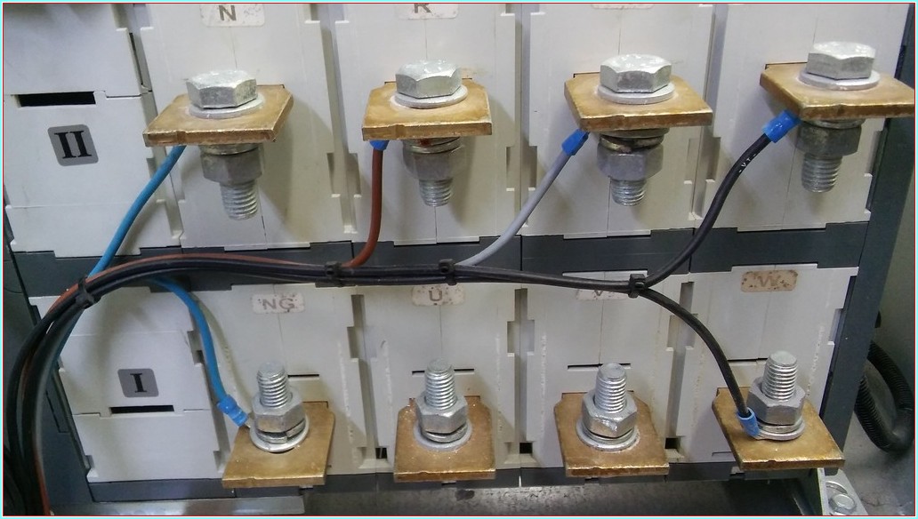 ABB OTM 630E4CM230C 630A 4 KUTUPLU TRANSFER ORJİNAL ABB PANOLU