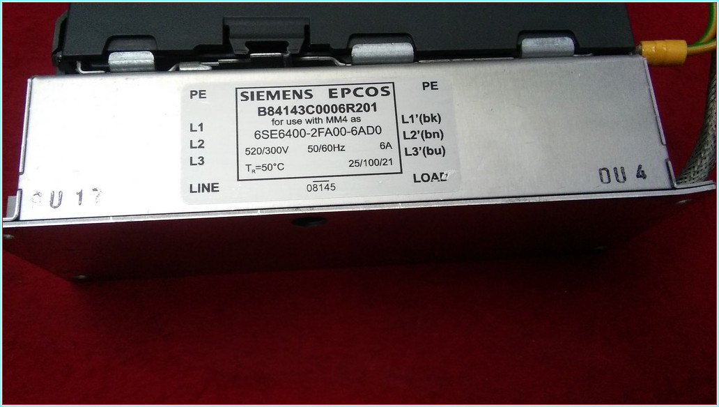 SIEMENS 6SE6440-2FA00-6AD0 HARMONİK FİLİTRE EPCOS SIFIRDAN FARKI FİYATI