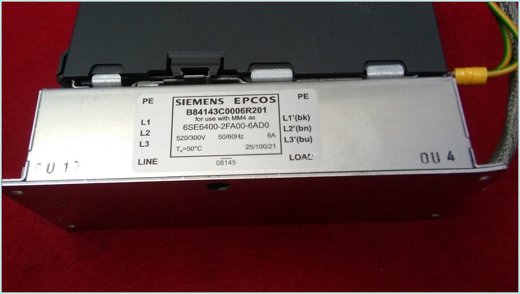 SIEMENS 6SE6440-2FA00-6AD0 HARMONİK FİLİTRE EPCOS