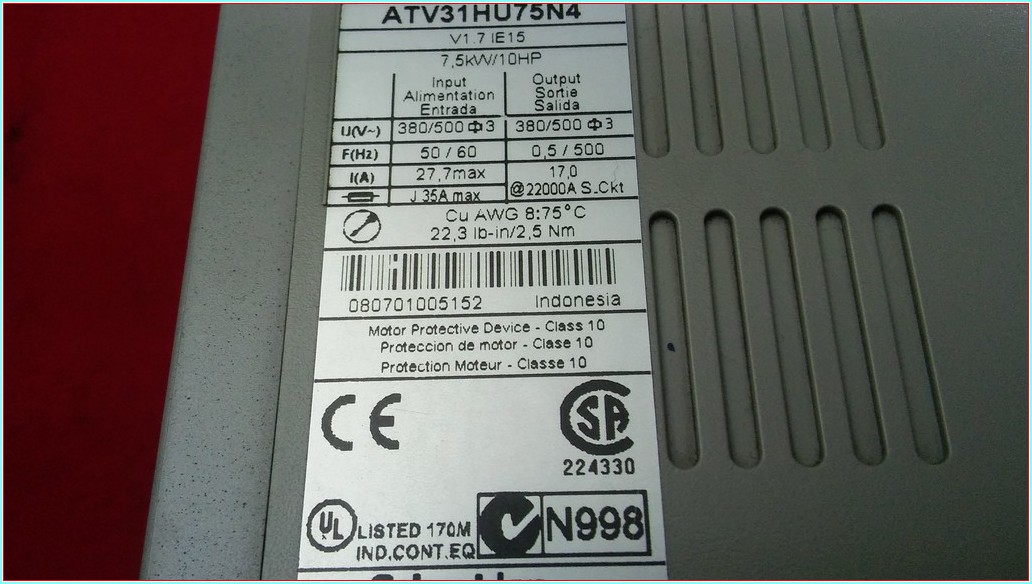 ATV31HU75N4 TELEMECANİQUE