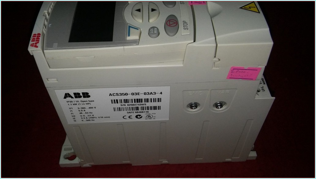 ABB ACS350-03E-03A3-4 1.1 KW 380-480V ABB ACS350 SÜRÜCÜ 
