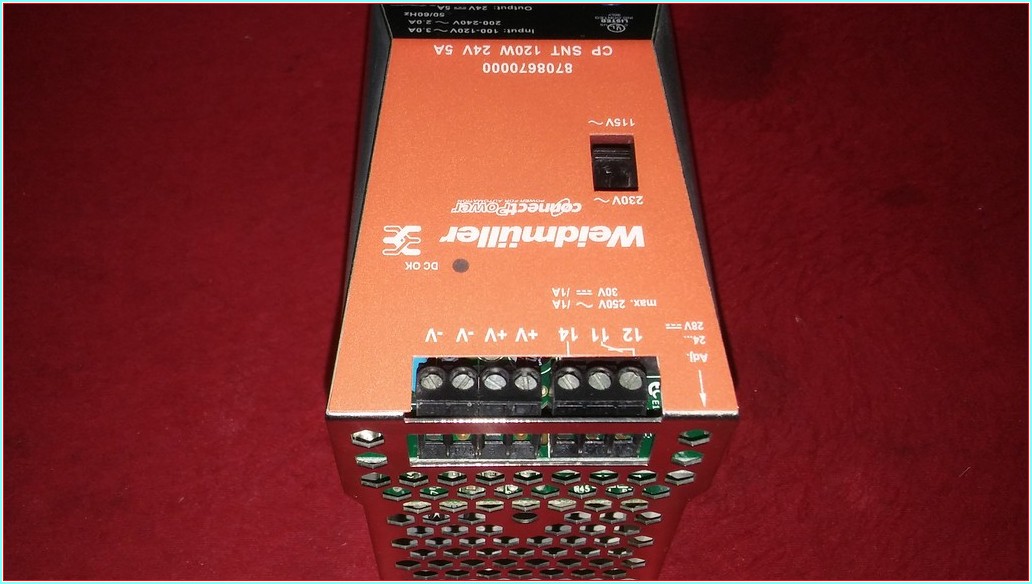 WEİDMÜLLER 8708670000 CP SNT 120W 24V 5A GÜÇ KAYNAGI 5A SIFIRDAN FARKI FİYATI