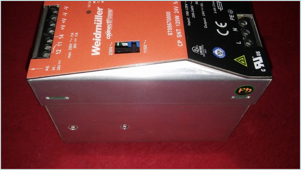 WEİDMÜLLER 8708670000 CP SNT 120W 24V 5A GÜÇ KAYNAGI 5A SIFIRDAN FARKI FİYATI
