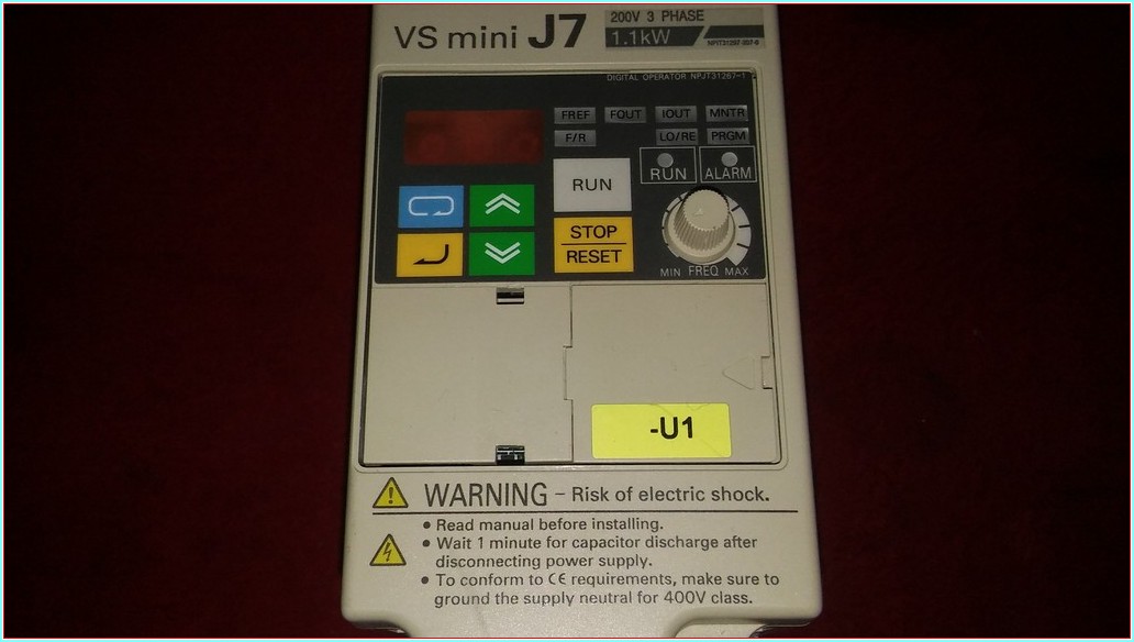 OMRON CIMR-J7AZ20P7 VS MİNİ J7 YASKAWA 1,1KW SÜRÜCÜ 1,1 KW INVERTER