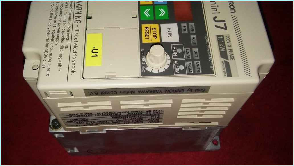 OMRON CIMR-J7AZ20P7 VS MİNİ J7 YASKAWA 1,1KW SÜRÜCÜ 1,1 KW INVERTER